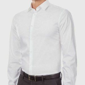 Calvin Klein white dress shirt - Non-iron Slim Fit  (34/35) size 16 neck